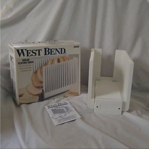 Vintage West Bend Bread Slicer Large 2 lb Loaf Size Model 6600X